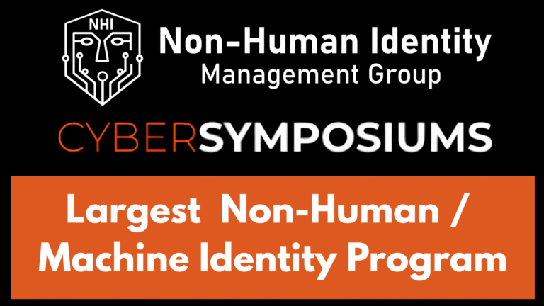 The Largest Ever Non-Human / Machine Identity Program