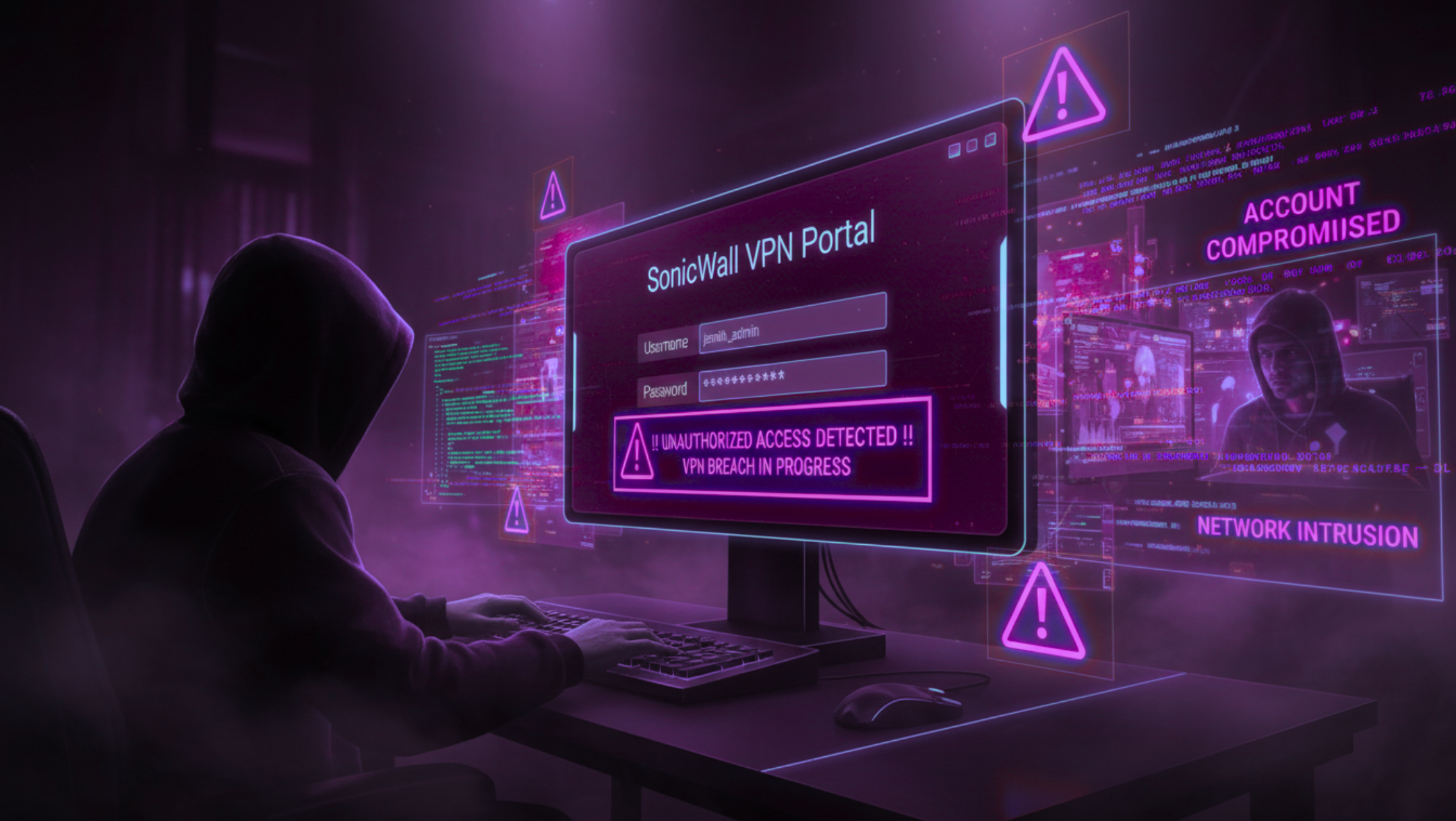 How Stolen Credentials Enabled Mass Breach of SonicWall VPN Accounts