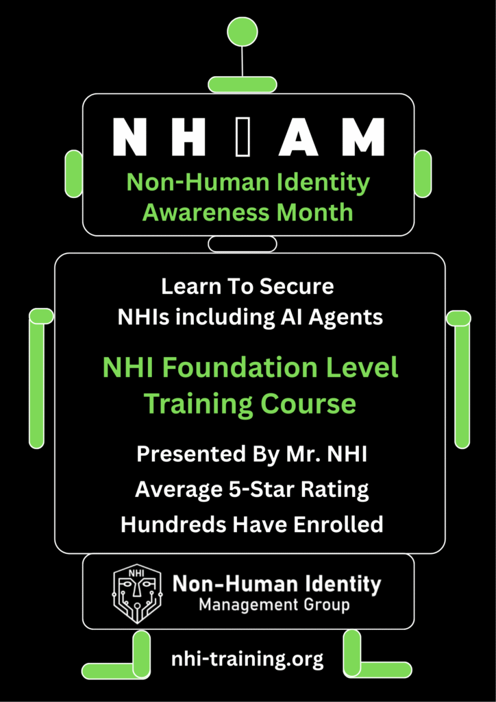 Non-Human Identity Awareness Month - NHIAM