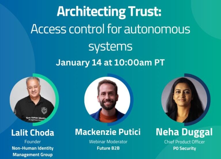 Webinar – Architecting Trust – Access Control For Autonomous Systems