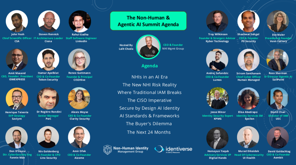 The Non-Human & Agentic AI Identity Summit hosted by the NHI Mgmt Group at Identiverse 2026