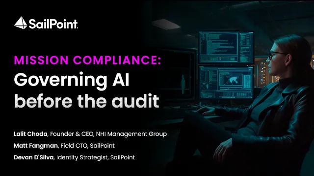 Webinar – Mission compliance: Governing AI before the Audit