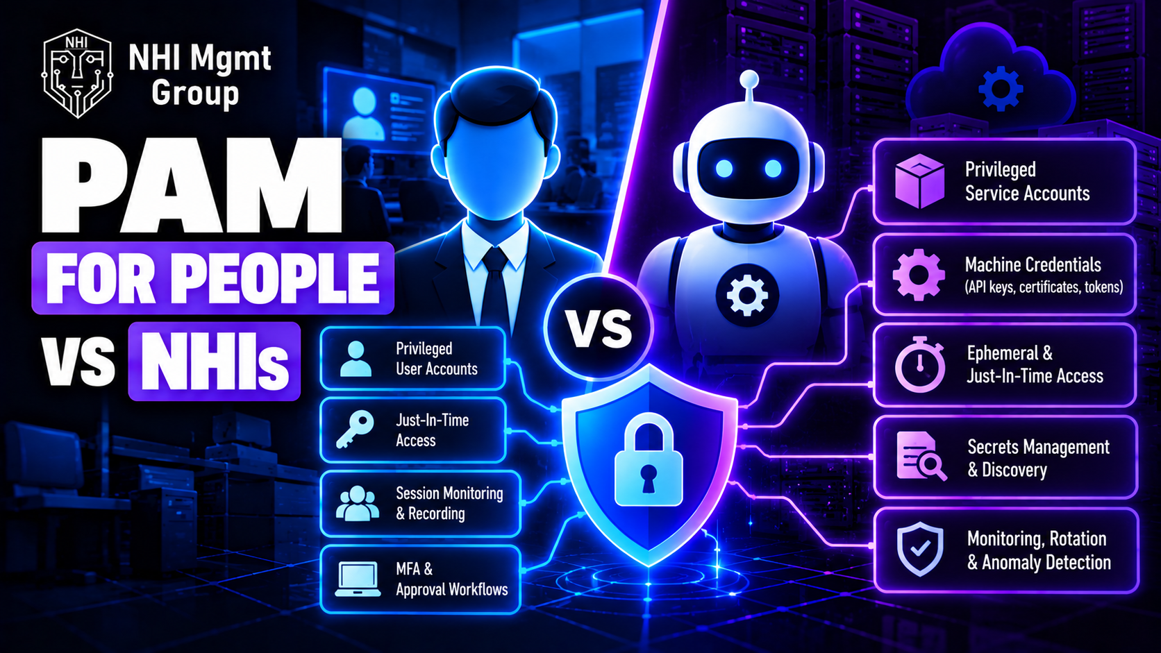 PAM for People vs NHIs Guide